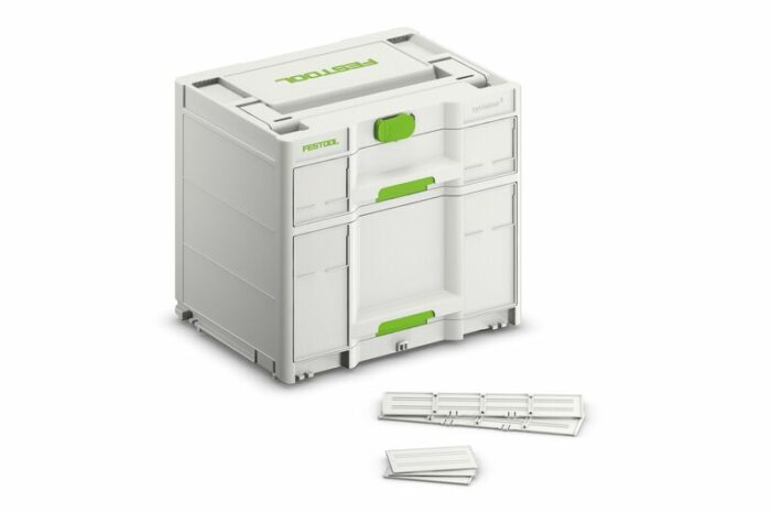 Festool Sortainer³ SYS3-SORT/2 M 337 - 577770: Modularer Werkzeug-Organizer mit flexibler Inneneinteilung für optimale Aufbewahrung.