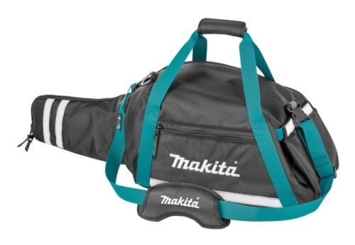 Die Makita Kettensägentasche E-15512 bietet praktischen Schutz und Transportmöglichkeiten für Kettensägen. Sie ist robust, witterungsbeständig und verfügt über ein ergonomisches Design mit stabilem Tragegriff. Ideal für die sichere Aufbewahrung und den Transport von Kettensägen.