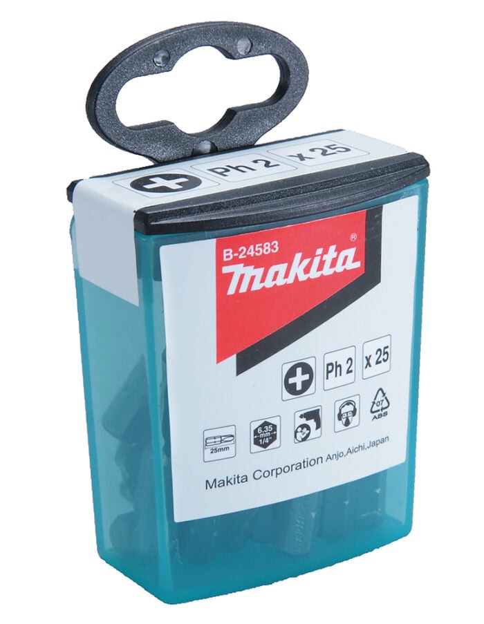 Makita Bit PH2 25mm Standard 25 Stück B-24583