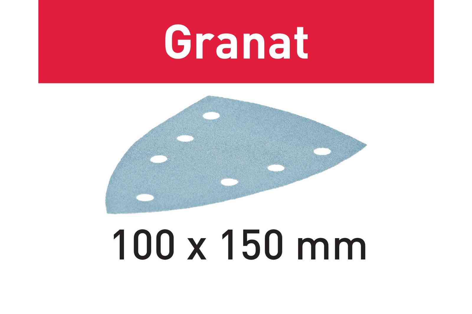 Festool Schleifblatt Granat STF DELTA/7 P240 GR/100 - 497142 für DTS 400, DTSC 400, DS 400